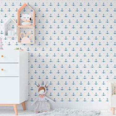 Imagem de Papel de Parede Adesivo Âncoras N011010 0,58x2,5M - Adesivo BR