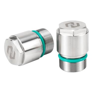 Imagem de NICECNC Extensões de tubo de garfo de 39 mm de aço inoxidável de 2,5 cm compatíveis com Harley Sportster 883 XLH883 1994 2000 2001 2002, Sportster 883 Low XL883L 2006 2007 2008 2009, veja acessórios