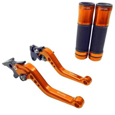 Imagem de Kit Manete Manopla Esportivo Yes 125 Intruder 125 Riva Dafra - Stark R