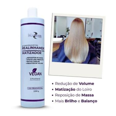 Imagem de Realinhamento Capilar Matizador Loiro Mairibel 1Kg (SEM FORMOL)  Blind