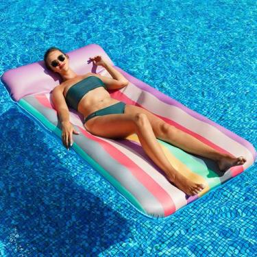 Imagem de Pool Float PARENTSWELL Oversize G-Large com apoio de cabeça 185x90cm