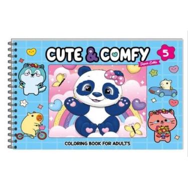 Imagem de Livro de Colorir Cute & Comfy Capa Dura Holografica Bobbie Goods Ediçã