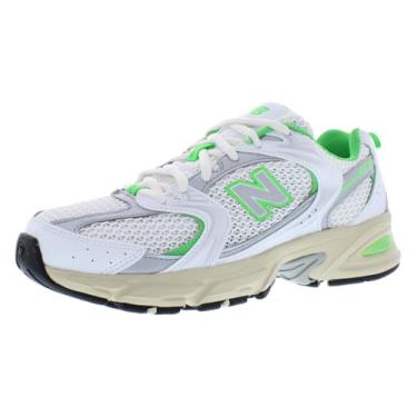 Imagem de New Balance Tênis masculino 530, Branco/folha de palmeira, 36