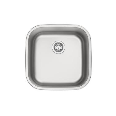 Imagem de Cuba de Embutir Tramontina em Aço Inox Acetinado 40x40 Cm