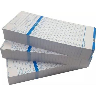 Imagem de Cartão Para Relógio De Ponto Cartográfico - 100 Unidades