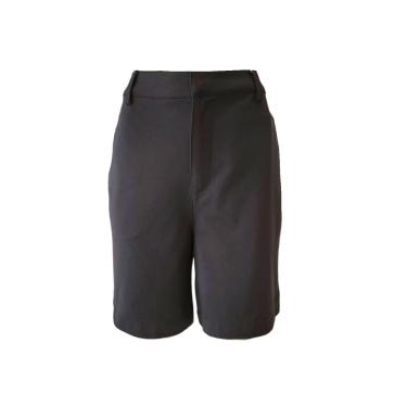 Imagem de Bermuda Alfaiataria Lado Avesso Azul Marinho Tam. 48-Feminino