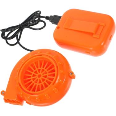 Imagem de Abaodam Mini ventilador de dinossauro inflável - mini soprador de ar USB, ventilador inflável para jogos, roupas de Halloween, cosplay, artigos de festa