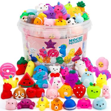 Imagem de Brinquedos Mochi Squishy Resumplan 80 unidades para lembrancinhas infantis