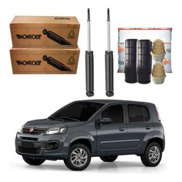 Imagem de Kit Amortecedor Traseiro Novo Uno 1.0 1.3 2017 A 2022 - Monroe