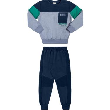 Imagem de Conjunto Infantil Menino Inverno Moletom E Calça Cannes  Tam 2 a 8 - Angerô-Masculino