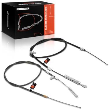 Imagem de A-Premium Conjunto de cabo de freio de estacionamento traseiro de 2 peças compatível com modelos Chevrolet e GMC - Silverado 1500/2500 HD/3500 HD, Sierra 1500/2500 HD/3500 HD, Pickup de cabine de