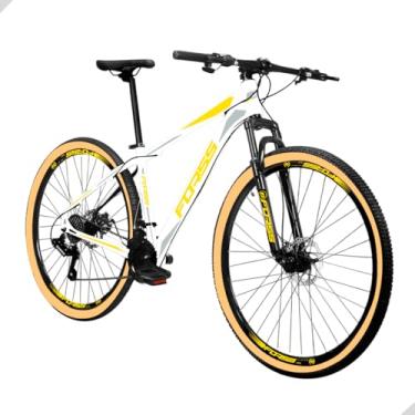 Imagem de Bicicleta Forss Aro 29 5.0 21 Marchas (Branco-Amarelo, 17)