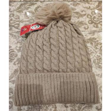 Imagem de Touca Feminina La Capuz Pompom Térmica Frio Intenso - Zg, Bege