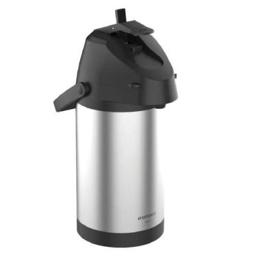 Imagem de Garrafa Termica Excelence 4l Inox Preto Soprano