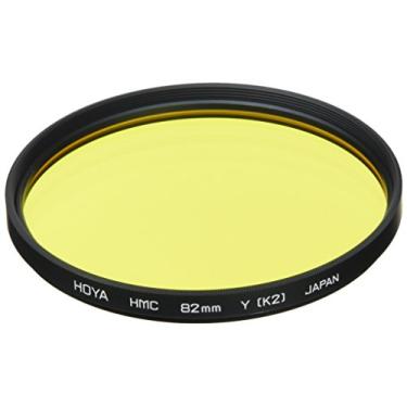 Imagem de HOYA Filtro de lente HMC K2 82 mm (amarelo) – Filtro de câmera aprimorador de tom para fotografia P&B com moldura fina de alumínio, vidro óptico multi-revestido, reduz o brilho e o fantasma, melhora o