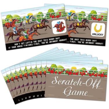 Imagem de Derby Party Game Qyeahkj 67 unidades de raspadinhas de corrida de cava