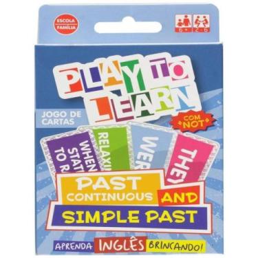 Imagem de Jogo de cartas - past continuous and simple past