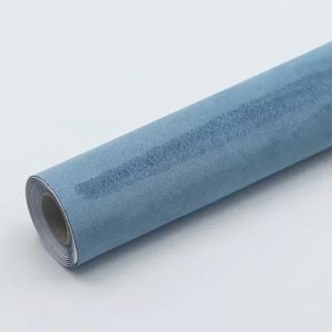 Imagem de Elastic Suede Self Adhesive Velvet Fabric Repair Tape DIY Car Interior Dashboard Modification Renovation Leather Roll Stickers(Light blue,40x150cm)