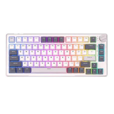 Imagem de Teclado Mecanico Royal Kludge RKH81 75% RGB Linear Wireless