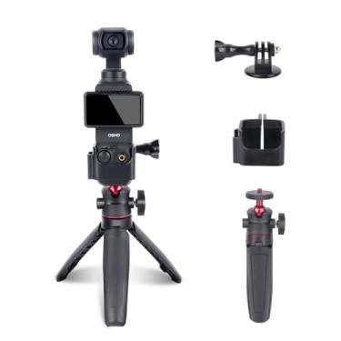 Imagem de Mechrig Kit adaptador de extensão Osmo Pocket 3 com suportes de sapata fria e mini tripé | Acessórios de moldura de vlogging para DJI Osmo Pocket 3 Creator Combo Handle