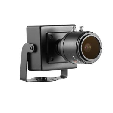 Imagem de REVODATA Minicâmera UltraHD 4K (8MP) POE IP, lente de zoom manual de 2,8-12 mm, câmera de segurança interna P2P CCTV IP POE Cam H.265 Detecção de movimento (I712-P-HS82)