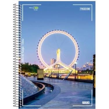 Imagem de Sao Domingos - Caderno Univ 200Fls 10M Capa Dura Freedom Sao Domingos 10174