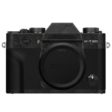 Imagem de X-T30 X-T30II Película protetora de vinil antirarranhões para câmera FujiFilm X-T30 Mark II XT30II (onda preta)