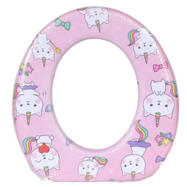 Imagem de Assento Redutor Sanitário Infantil Bebe Almofadado Desfralde - Tesla S