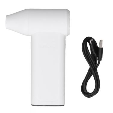 Imagem de Ventilador de ar elétrico de 130000 RPM, 52 + M/s, ventilador sem fios de 3 velocidades, secador potente recarregável para eletrónico, limpeza de câmaras de carro, sopro,