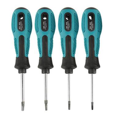 Imagem de Conjunto de chaves de fenda de cabeça triangular de 4 peças, ferramenta de chave de fenda de parafusos triangulares, ferramenta de reparação de precisão com ferramenta manual multifuncional magné