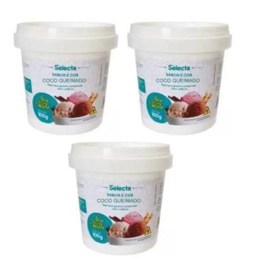 Imagem de 03 Base Sabor Fabricação Sorvetes Geladinhos Vários Sabores Alto Rendi