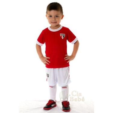 Imagem de Conjunto Infantil São Paulo Uniforme Artilheiro Oficial