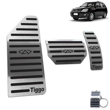 Imagem de Pedaleira Descanso Chery Tiggo Automático 2010 A 2015 Preto