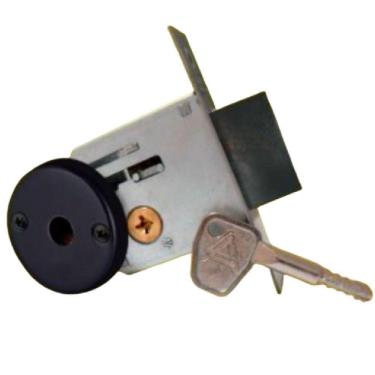 Imagem de Trava De Segurança Simples Preto Fosco Em Blister F2000 - 025502 - Aliança Trava Seg.tetra F-2000 Pf - 025502 - Aliança