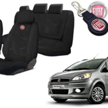 Imagem de Kit Elite: Capas + Volante + Chaveiro Fiat Idea 2010/2016. - Ferro Tec