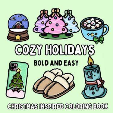 Imagem de Livro de colorir Cozy Holidays Christma publicado de forma independente