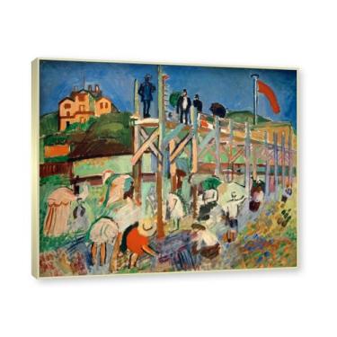 Imagem de Moldura de champanhe. Impressões Raoul Dufy, (sem título 26), pôster de viagem vintage, arte impressionista, imagem de arte de parede em tela para decoração de casa. 40 x 48 cm-15,7 x 18,9 pol