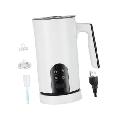 Imagem de Generic Batedor elétrico e vaporizador de bebidas, vaporizador automático de café para café cremoso, cappuccino, grande capacidade, Branco