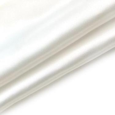 Imagem de 22 Momme 100% seda amoreira cetim tecido pijama camisa vestidos para mulheres para costura por jardas SS22L (branco natural, 1 jarda)