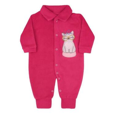 Imagem de Macacão De Inverno Bebê Em Plush Bordado 0-9 Meses Quentinho - Koala B