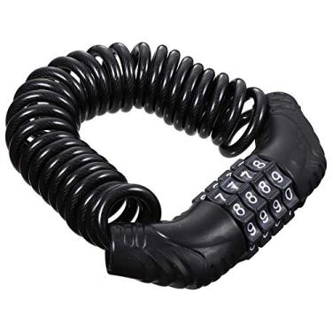 Imagem de Cadeado de Cadeado de Bicicleta, Capacete de Bicicleta Pequeno Bloqueio de Senha Bloqueio de Cabo Antiroubo