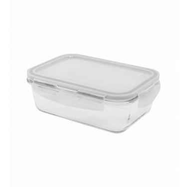 Imagem de Oikos - Pote de Vidro 840ml Hermético com Trava Retangular