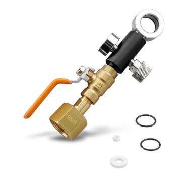 Imagem de Adaptador de suplemento de soda CO2 adequado para Soda Terra Duo Art Soda Maker cilindro de CO2 para enchimento de garrafa de CO2 rosa refrigerante