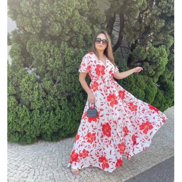 Imagem de Vestido Longo Plissado - Bella e Ricca, P