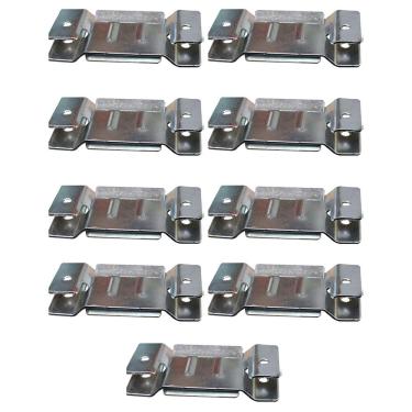 Imagem de 9 Pares de Conector de Encaixe para Móveis Sofá Cabeceira Painel Zincado G59
