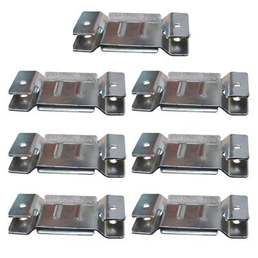 Imagem de 7 Pares de Conector de Encaixe para Móveis Sofá Cabeceira Painel Zincado G59