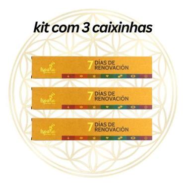 Imagem de KIT C/ 3 Incensos Palo Santo Peruano Ispalla 7 Dias Renovação VARETAS