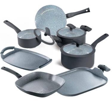 Imagem de Jogo Panelas Hercules Revestimento Ceramico Indução 7 Peças