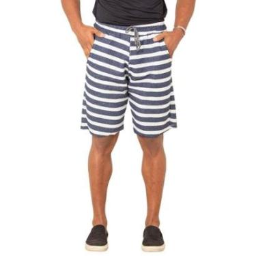 Imagem de Bermuda Masculina de Moletinho Listrada Boen Jeans-Masculino