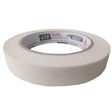 Imagem de Fita Crepe Automotiva 19mm X 50 Metros - 419 - Adere * Fita Crepe Automotivo 19x50 Adere 419